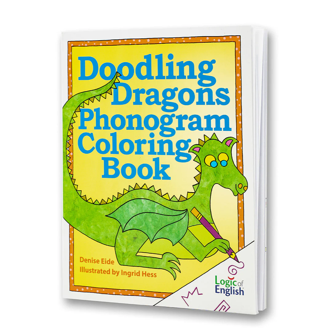 Doodling Dragons Phonogram Coloring Book - Image 3